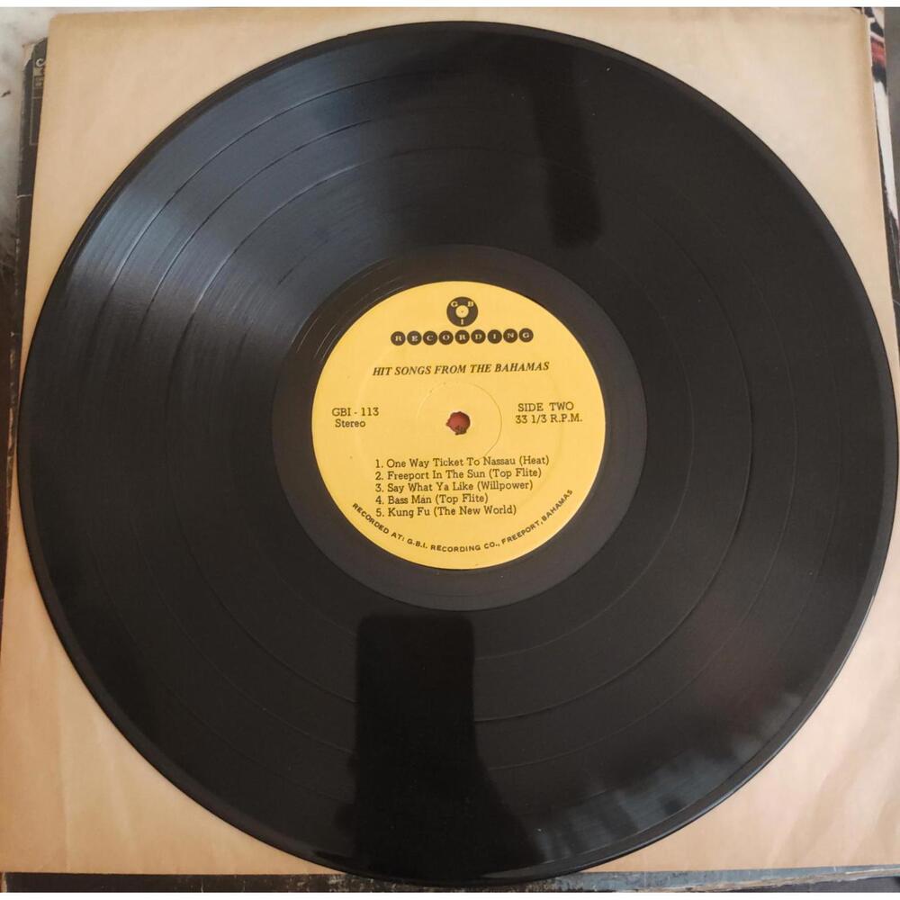 Various hit songs from the Bahamas - vinyl LP - NM no cover